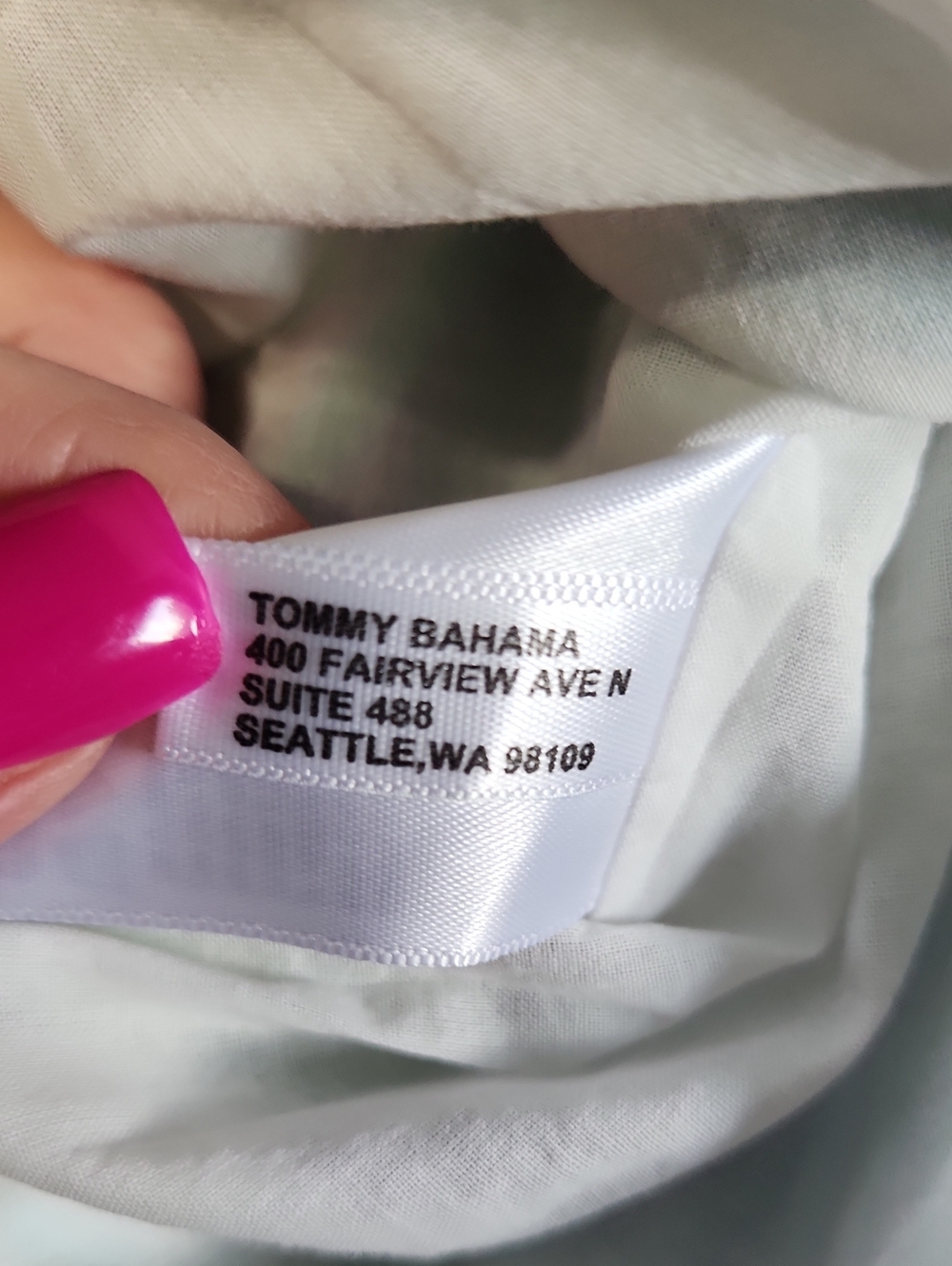 NWOT. Tommy Bahama Leinani Leaves Linen Halter Dress Sz. M Beach Vacation - Picture 12 of 13